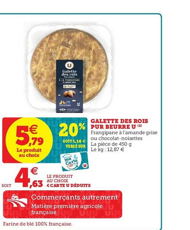 galette des rois pur beurre u