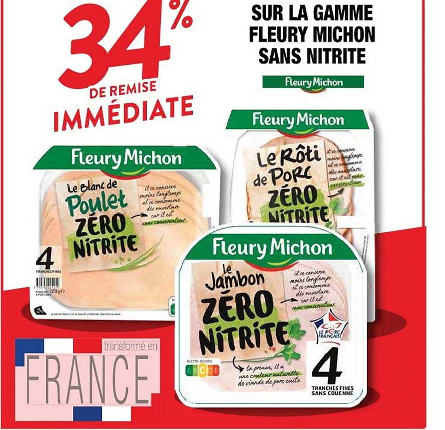 gamme fleury michon sans nitrite