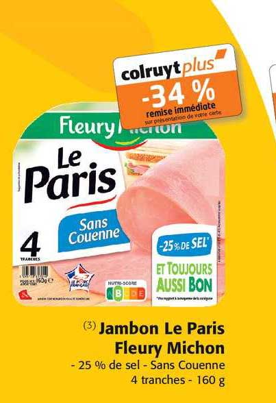 jambon le paris fleury michon