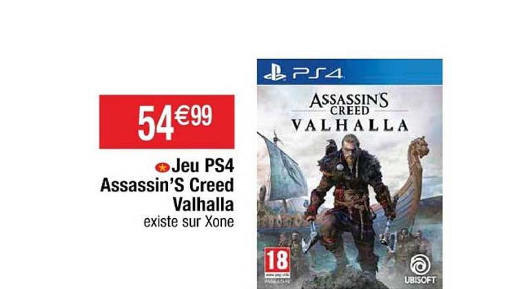 jeu ps4 assassin's creed valhalla