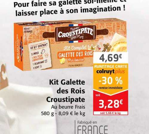 Kit Galette Des Rois Croustipate