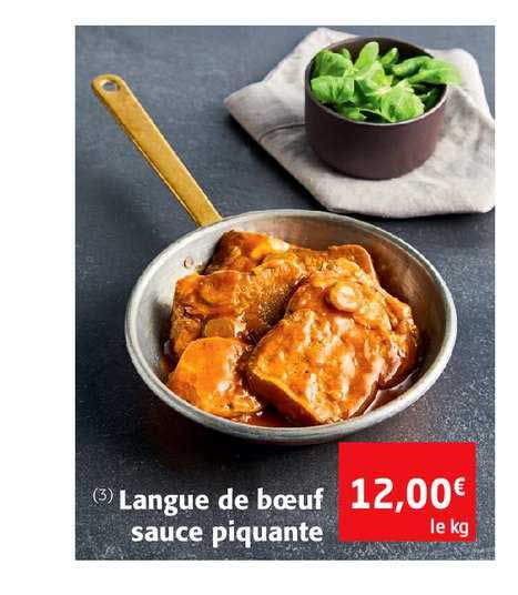 Langue De Bœuf Sauce Piquante