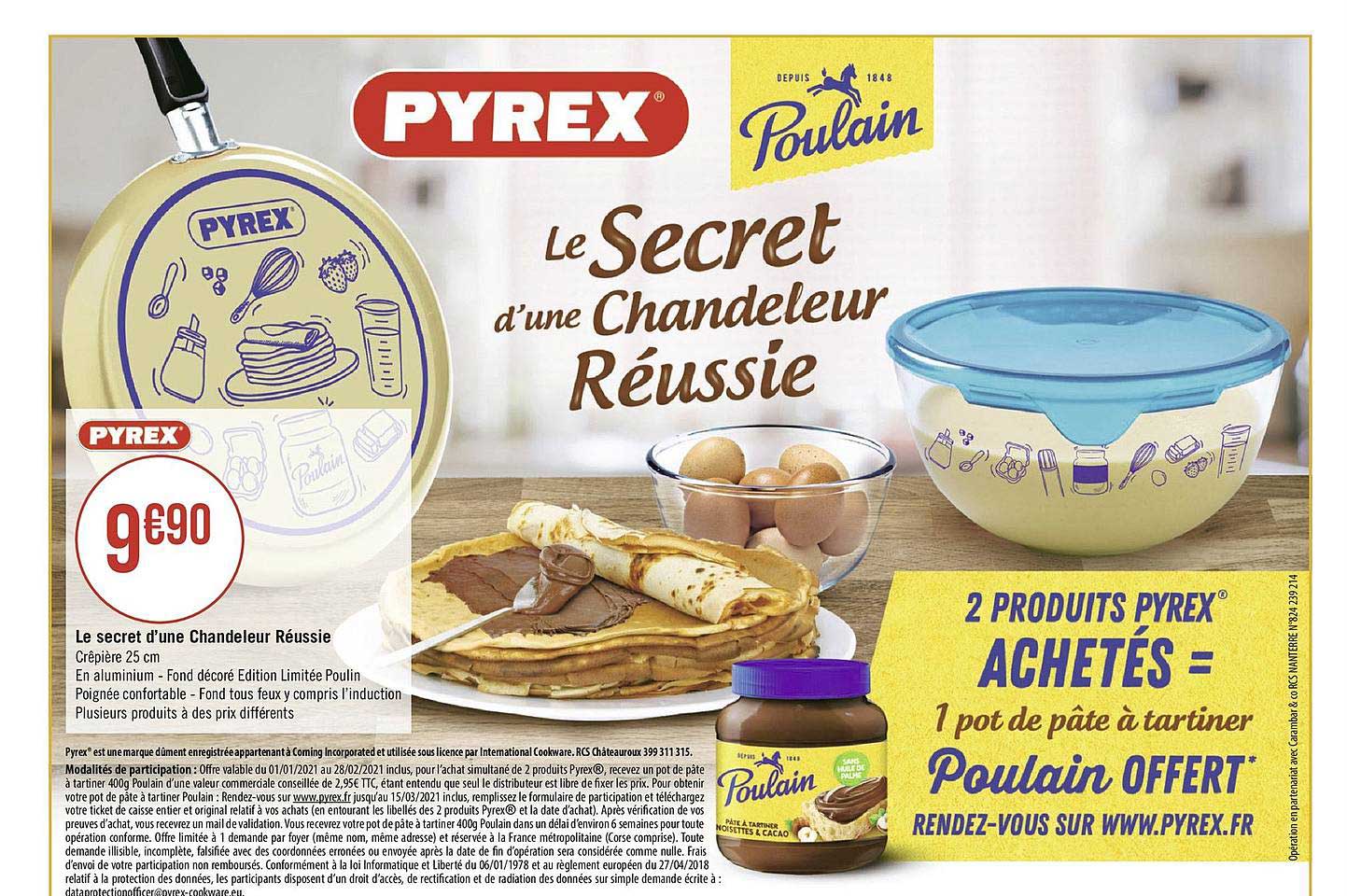 le secret d'une chandeleur réussie pyrex