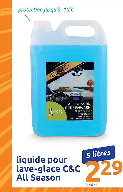 liquide pour lave-glace c&c all season