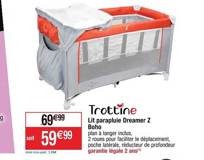 lit parapluie dreamer z boho trottine