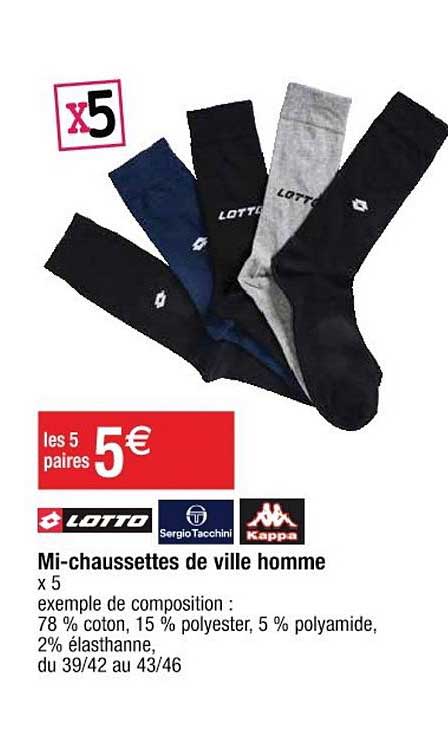 mi-chaussettes de ville homme