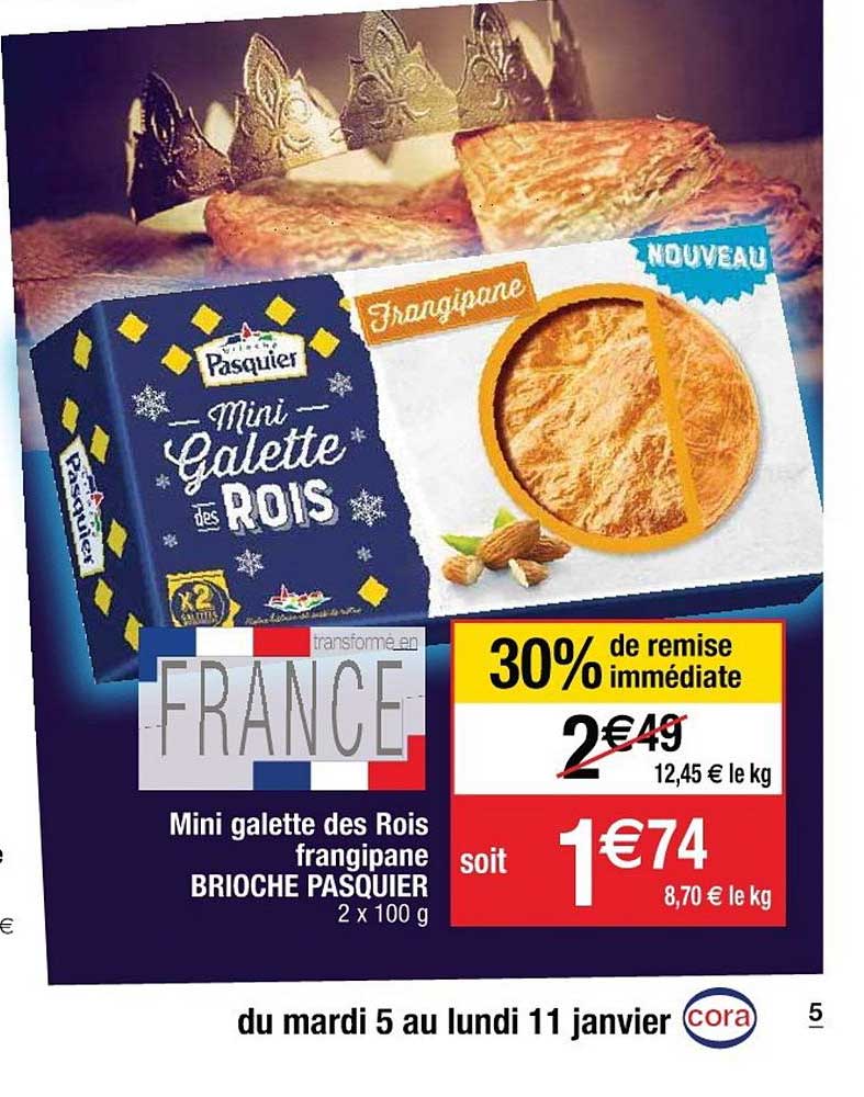 mini galette des rois frangipane brioche pasquier