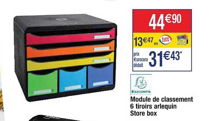 Module De Classement 6 Tiroirs Arlequin Store Box