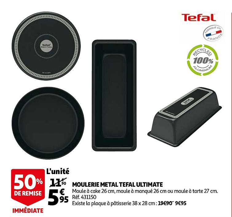 moulerie metal tefal ultimate 50% de remise immédiate