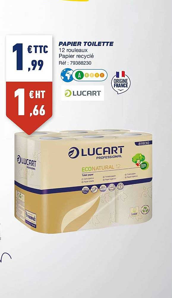 papier toilette lucart