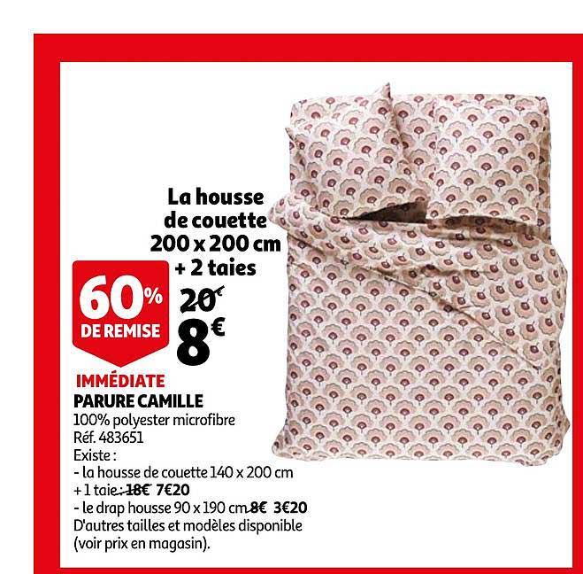 parure camille 60% de remise immédiate