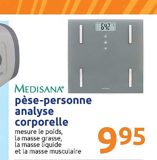 pèse-personne analyse corporelle medisana