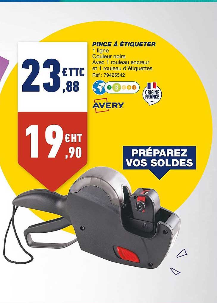 pince à étiqueter