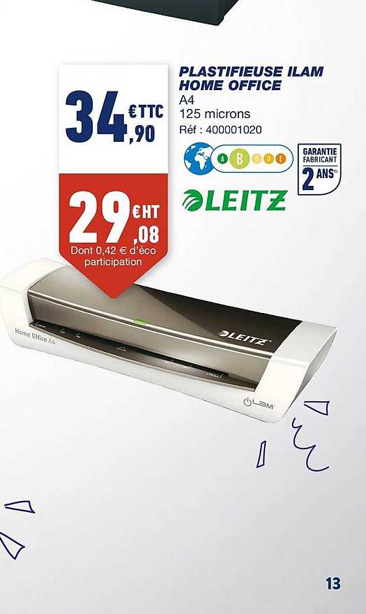 plastification ilam home office leitz