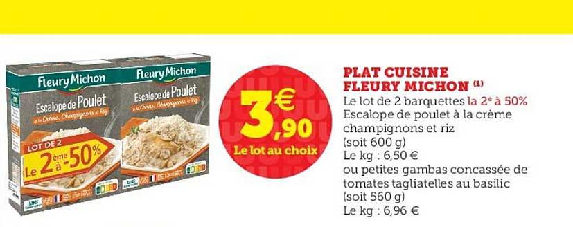 plat cuisiné fleury michon