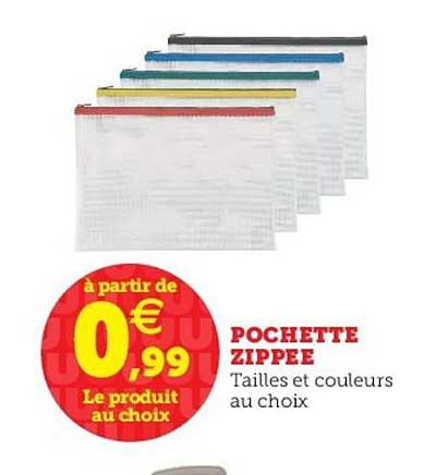 pochette zippée