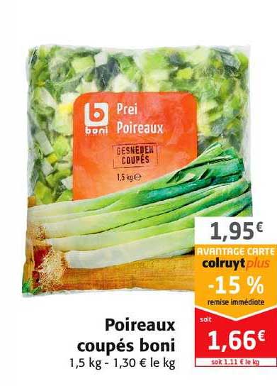 Poireaux Coupés Boni