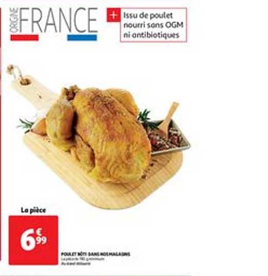 poulet rôti dans nos magasin