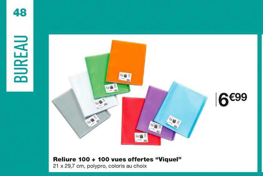 reliure 100 + 100 vues offertes "viquel"