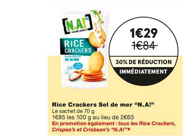 rice crackers sel de mer "n.a !"