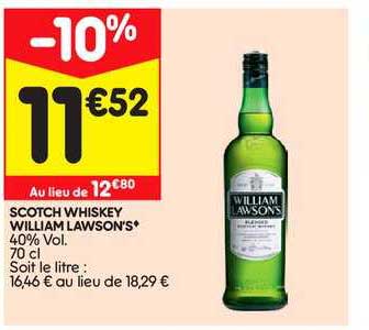 scotch whiskey william lawson's