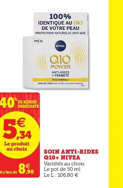 soin anti-rides q10+ nivea