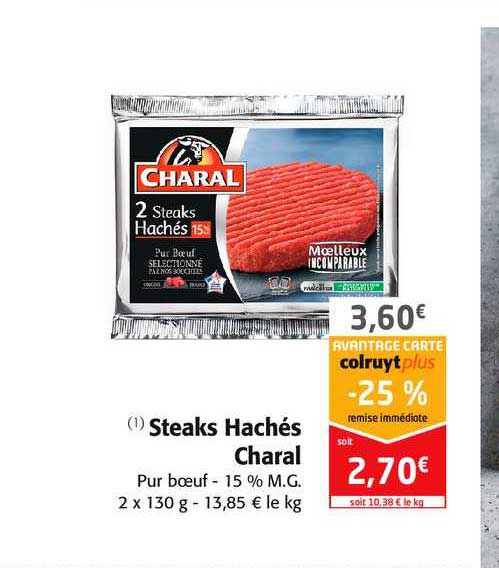 Steaks Hachés Charal