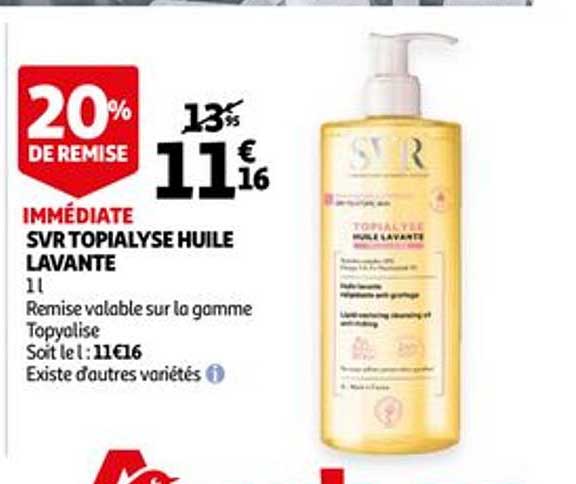 svr topialyse huile lavante 20% de remise immédiate