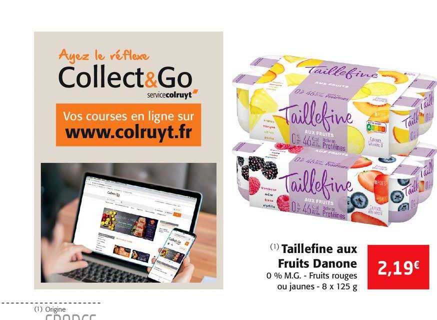 taillefine aux fruits danone