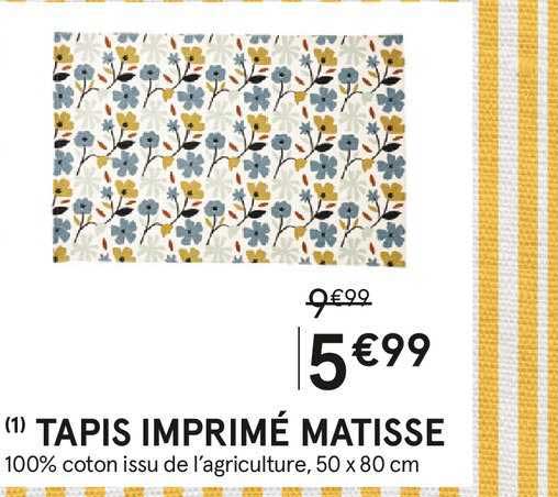 Tapis Imprimé Matisse