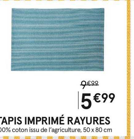 tapis imprimé rayures