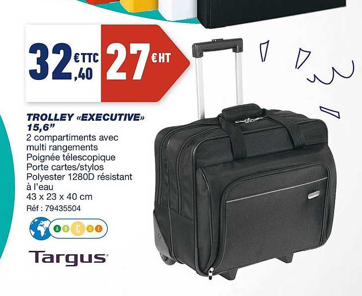 trolley "executive" 15.6 targus