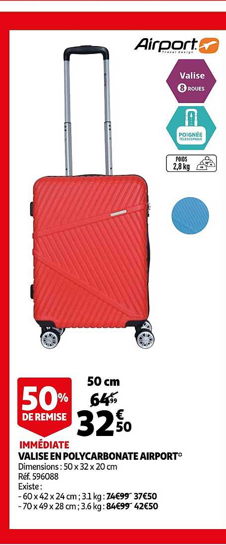 valise en polycarbonate airport 50% de remise immédiate