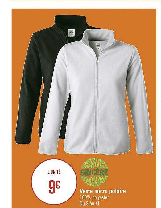 Veste Micro Polaire Sincère