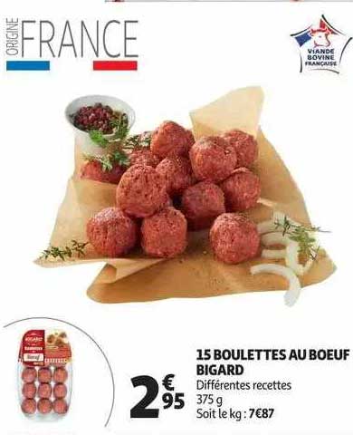 15 Boulettes Au Bœuf Bigard