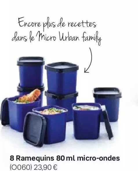 8 ramequins 80 ml micro-ondes