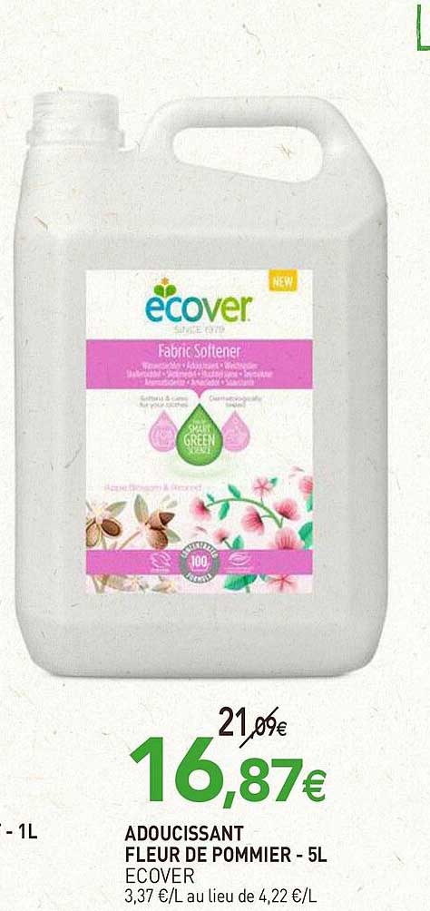 adoucissant fleur pommier - 5l ecover
