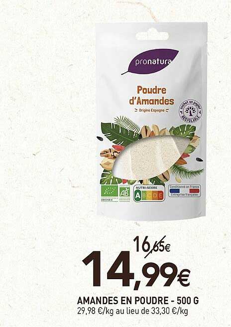 Amandes En Poudre - 500 G