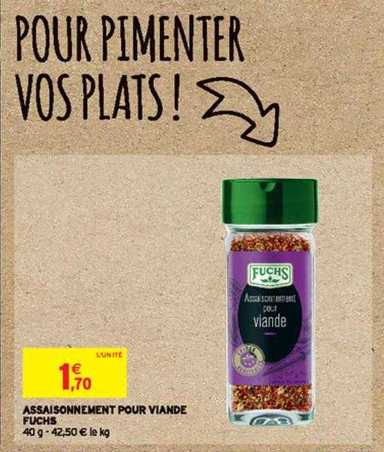 assaisonnement pour viande fuchs