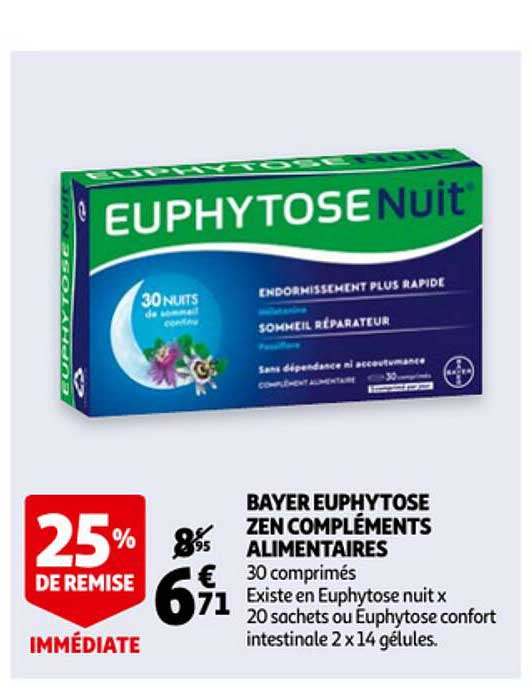 bayer euphytose zen compléments alimentaires