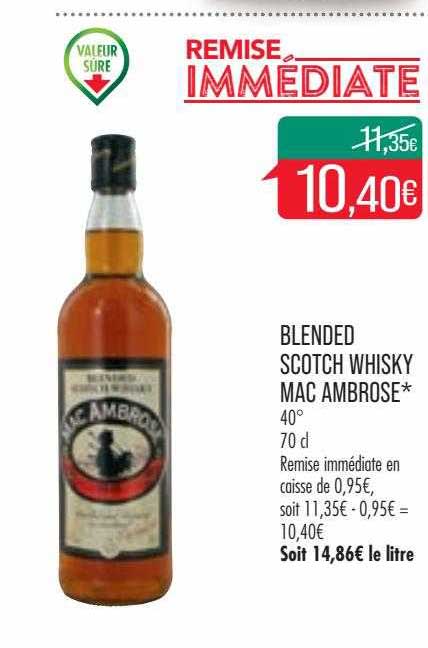 blended scotch whisky mac ambrose