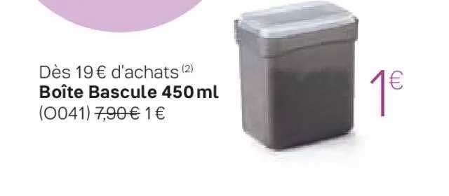Boîte Bascule 450 Ml