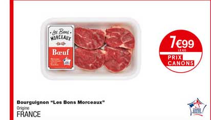 bourguignon "les bons morceaux"