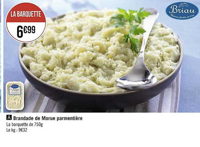 Brandade De Morue Parmentière Briau