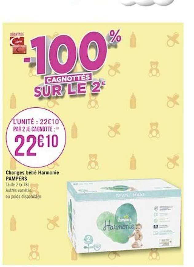 Changes Bébé Harmonie Pampers