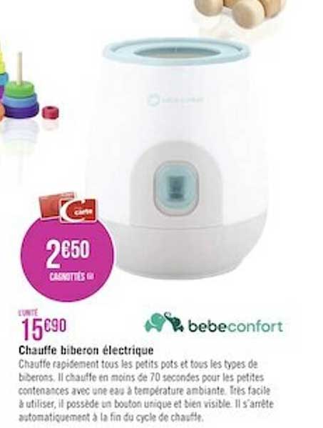 chauffe biberon électrique bebeconfort