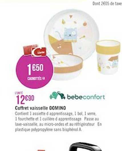 Coffret Vaisselle Domino Bebeconfort