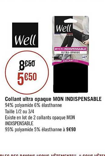 collant ultra opaque mon indispensable
