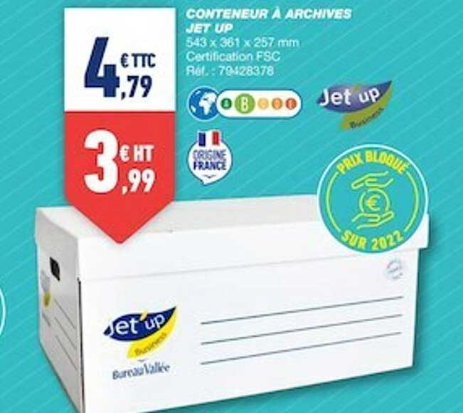 conteneur à archives jet up