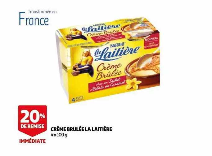 crème brulée la laitière